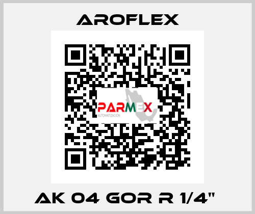  AK 04 GOR R 1/4"  Aroflex