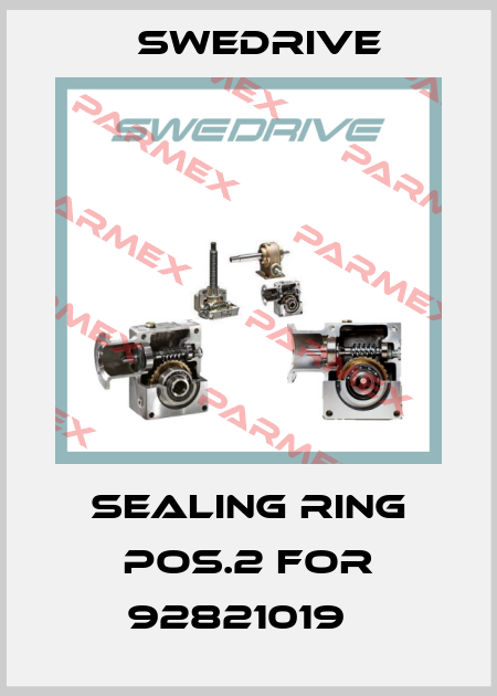 Sealing ring pos.2 for 92821019   Swedrive