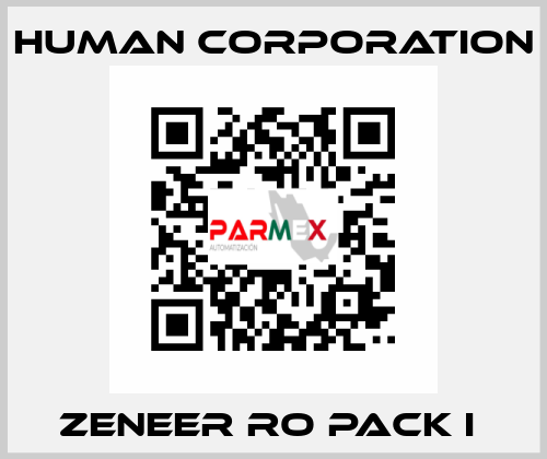 ZENEER RO PACK I  Human Corporation