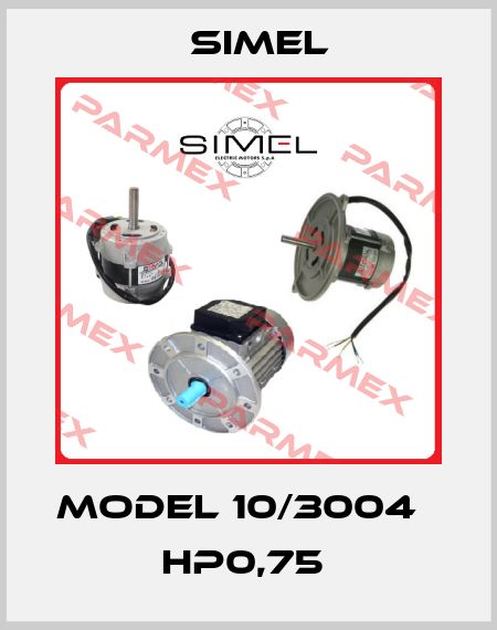 Model 10/3004    HP0,75  Simel