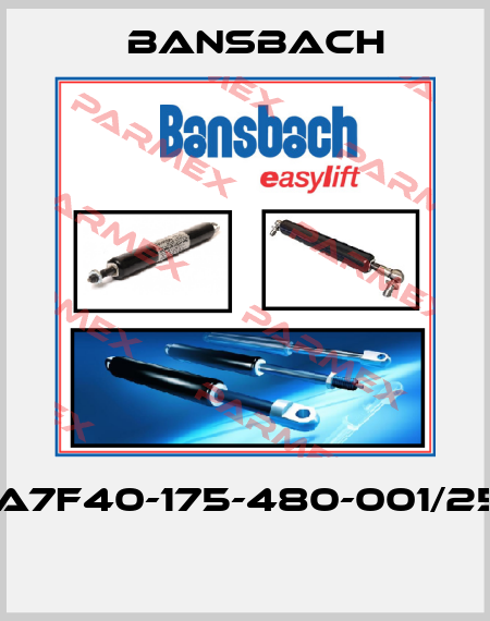 A3A7F40-175-480-001/250N  Bansbach