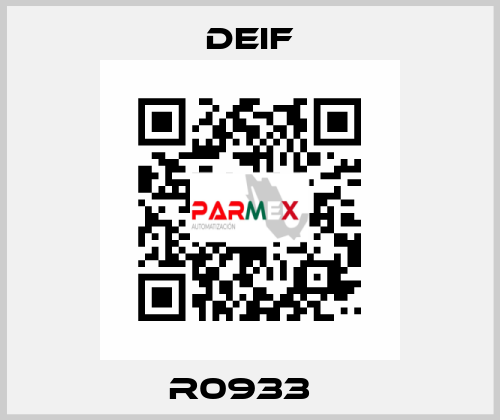 R0933   Deif