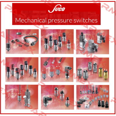 0159 ,250V DIAPHRAGM / PISTON PRESSURE SWITCHES  Suco