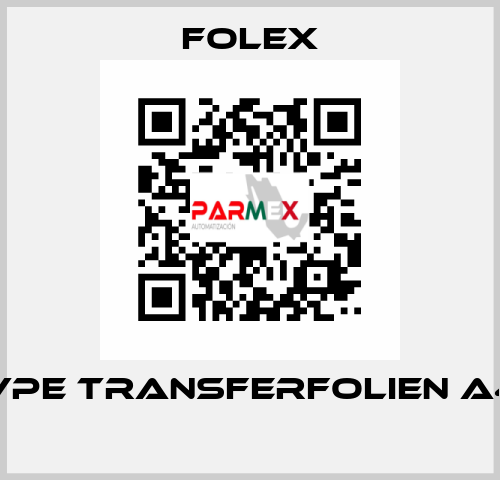 VPE Transferfolien A4   Folex