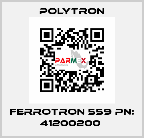 Ferrotron 559 PN: 41200200  Polytron