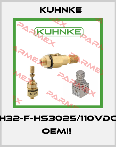 H32-F-HS3025/110VDC  OEM!!  Kuhnke