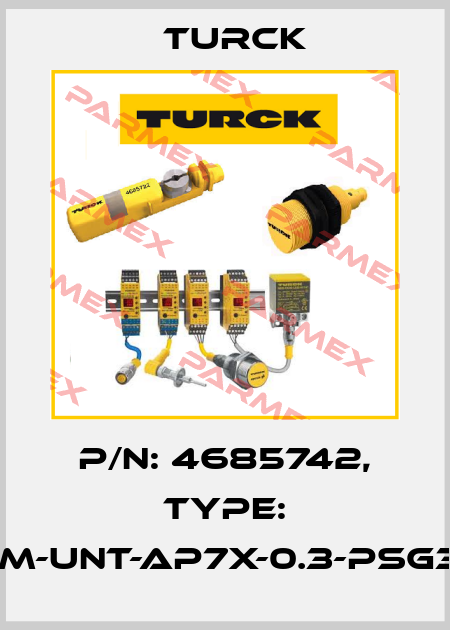 p/n: 4685742, Type: BIM-UNT-AP7X-0.3-PSG3S Turck