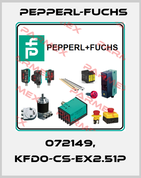 072149, KFD0-CS-EX2.51P Pepperl-Fuchs
