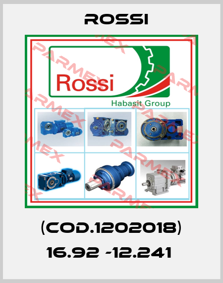 (Cod.1202018) 16.92 -12.241  Rossi