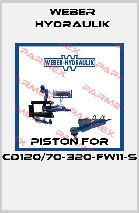PISTON FOR CD120/70-320-FW11-S  Weber Hydraulik