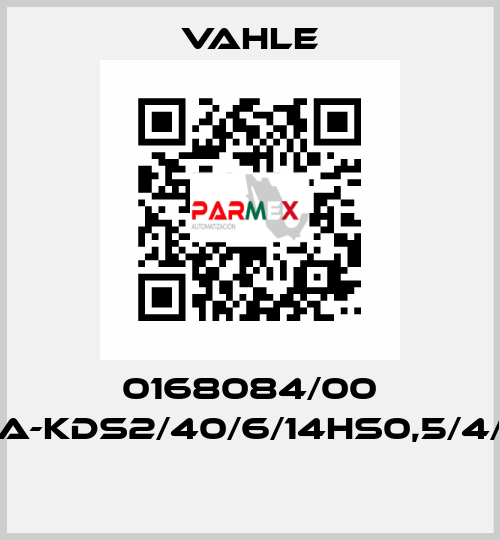 0168084/00 SA-KDS2/40/6/14HS0,5/4/6  Vahle