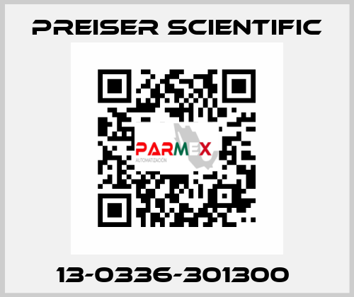 13-0336-301300  Preiser Scientific