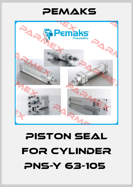  Piston seal for cylinder PNS-Y 63-105  Pemaks