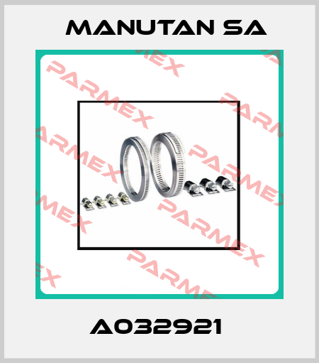 A032921  Manutan SA