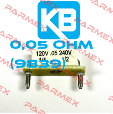 0,05 oHM (9839) KB Electronics