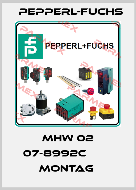 MHW 02 07-8992C         Montag  Pepperl-Fuchs