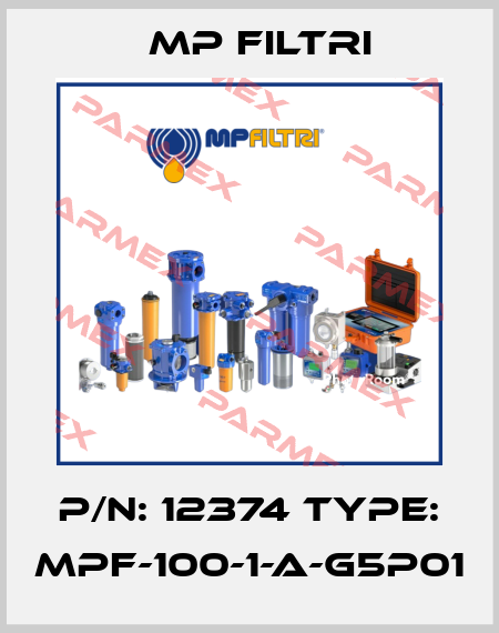 P/N: 12374 Type: MPF-100-1-A-G5P01 MP Filtri