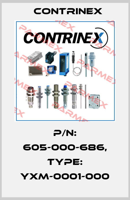 p/n: 605-000-686, Type: YXM-0001-000 Contrinex