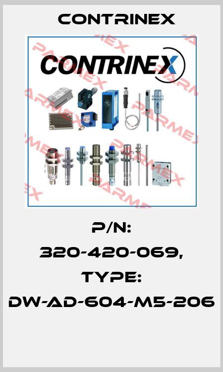 P/N: 320-420-069, Type: DW-AD-604-M5-206  Contrinex