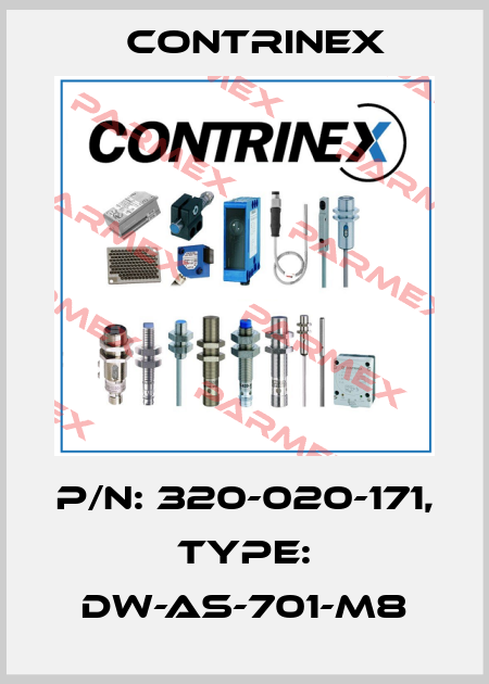 p/n: 320-020-171, Type: DW-AS-701-M8 Contrinex