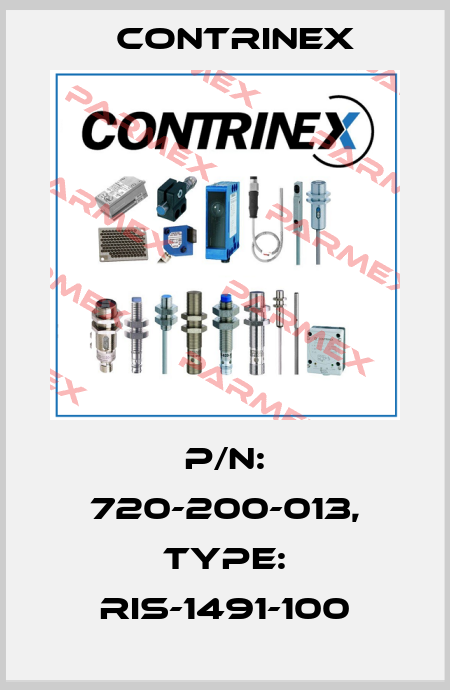 p/n: 720-200-013, Type: RIS-1491-100 Contrinex