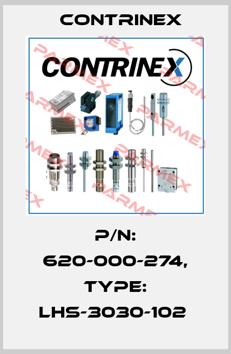 P/N: 620-000-274, Type: LHS-3030-102  Contrinex
