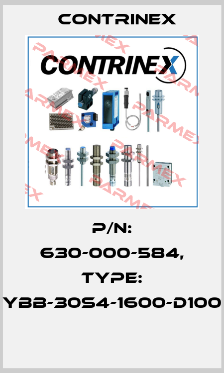 P/N: 630-000-584, Type: YBB-30S4-1600-D100  Contrinex