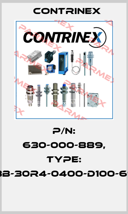 P/N: 630-000-889, Type: YBB-30R4-0400-D100-69K  Contrinex