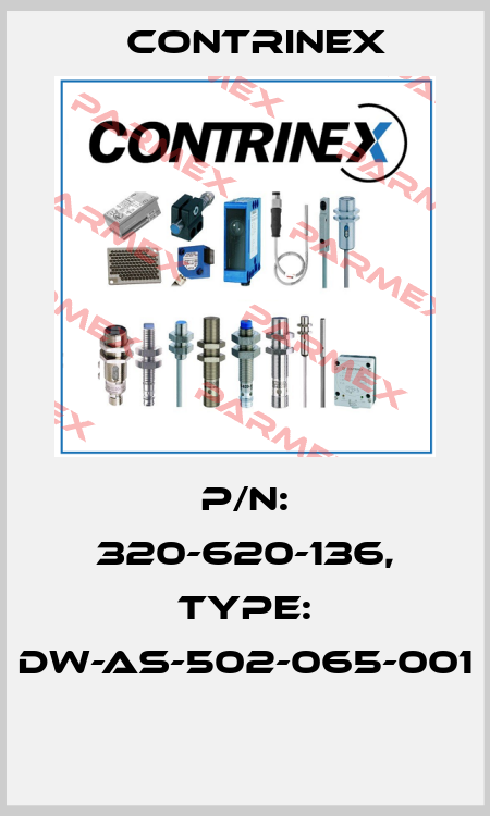 P/N: 320-620-136, Type: DW-AS-502-065-001  Contrinex