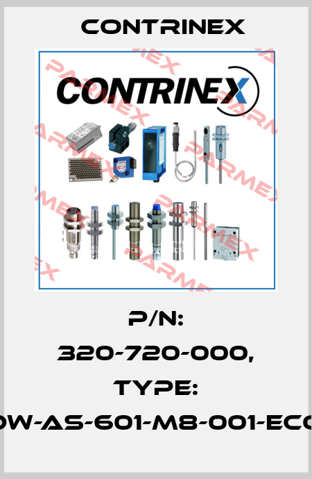 p/n: 320-720-000, Type: DW-AS-601-M8-001-ECO Contrinex