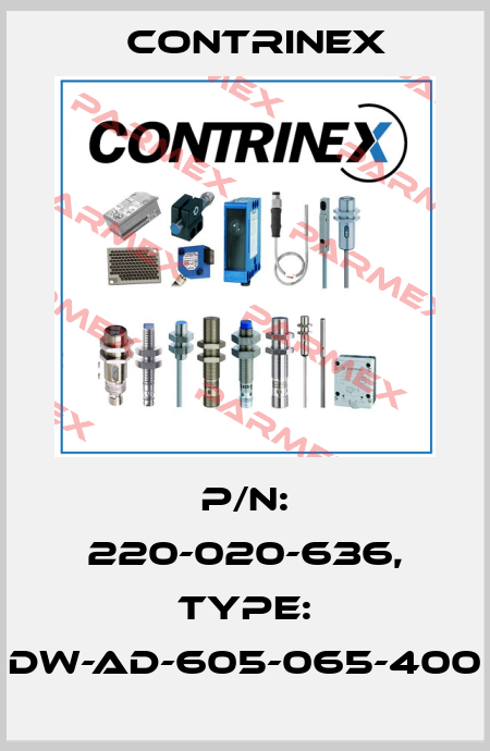 p/n: 220-020-636, Type: DW-AD-605-065-400 Contrinex