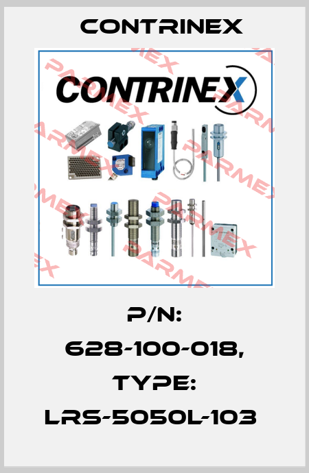 P/N: 628-100-018, Type: LRS-5050L-103  Contrinex