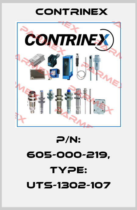 p/n: 605-000-219, Type: UTS-1302-107 Contrinex
