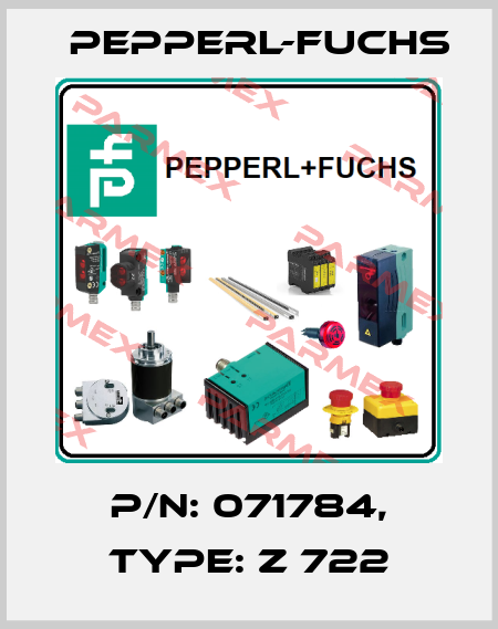 p/n: 071784, Type: Z 722 Pepperl-Fuchs