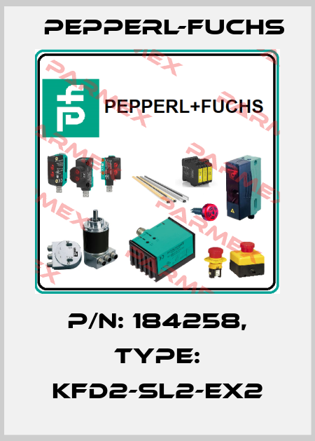 p/n: 184258, Type: KFD2-SL2-EX2 Pepperl-Fuchs