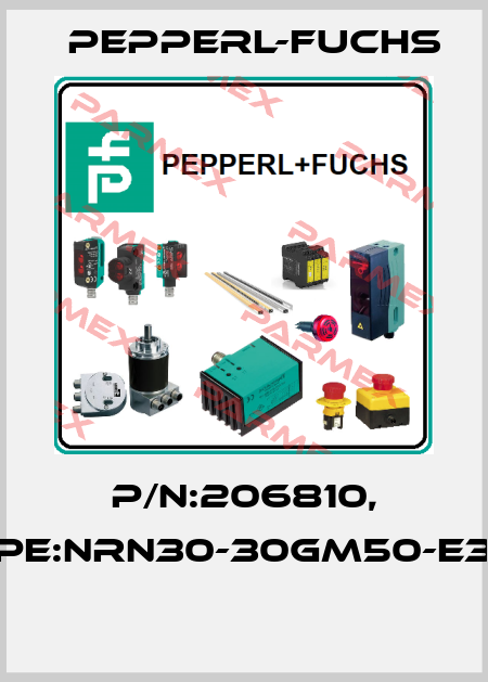 P/N:206810, Type:NRN30-30GM50-E3-V1  Pepperl-Fuchs