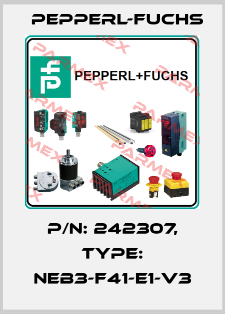 p/n: 242307, Type: NEB3-F41-E1-V3 Pepperl-Fuchs