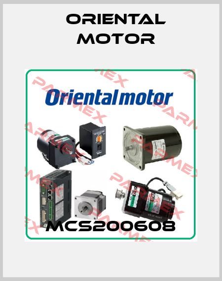 MCS200608 Oriental Motor
