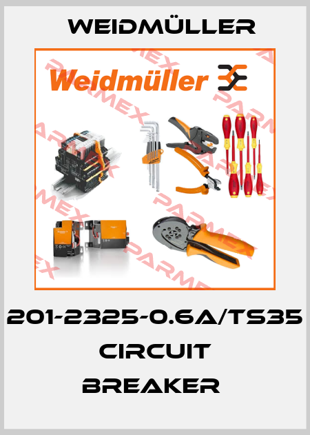 201-2325-0.6A/TS35 CIRCUIT BREAKER  Weidmüller