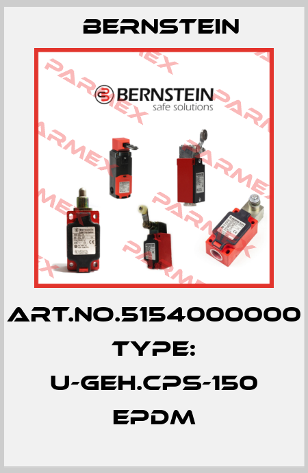 Art.No.5154000000 Type: U-GEH.CPS-150 EPDM Bernstein