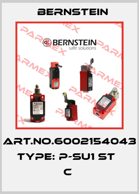 Art.No.6002154043 Type: P-SU1 ST                     C  Bernstein