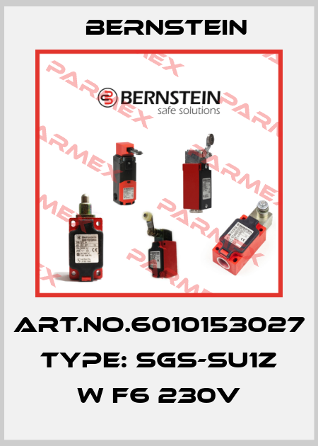 Art.No.6010153027 Type: SGS-SU1Z W F6 230V Bernstein