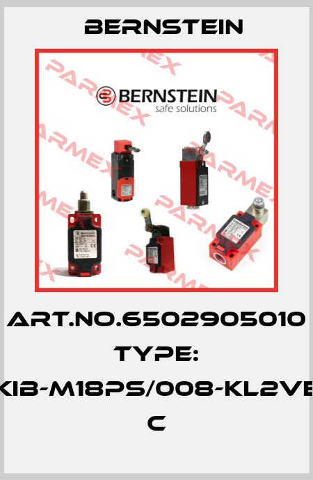 Art.No.6502905010 Type: KIB-M18PS/008-KL2VE          C Bernstein