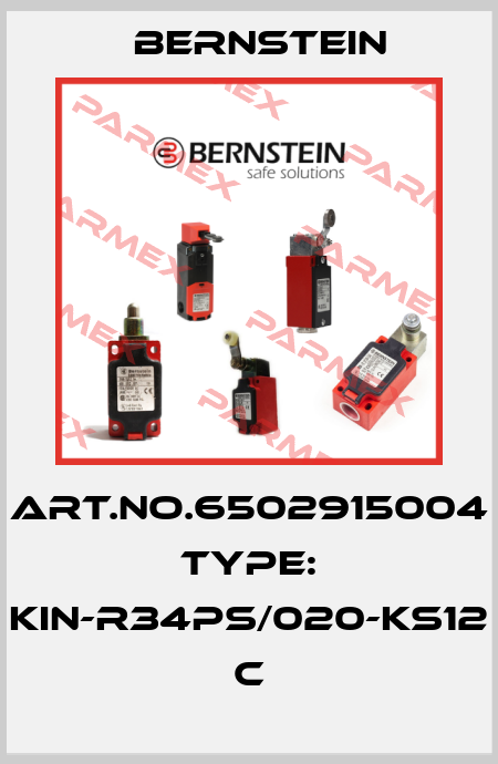 Art.No.6502915004 Type: KIN-R34PS/020-KS12           C Bernstein