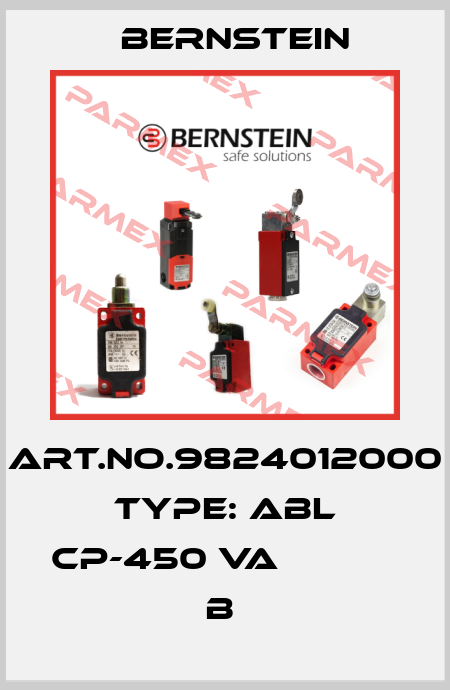 Art.No.9824012000 Type: ABL CP-450 VA                B  Bernstein