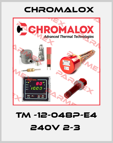 TM -12-048P-E4 240V 2-3  Chromalox