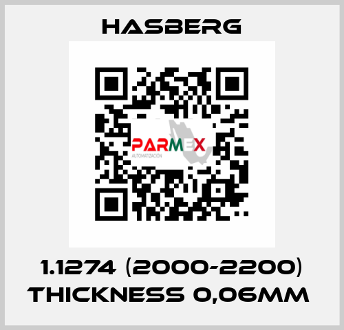 1.1274 (2000-2200) thickness 0,06mm  Hasberg