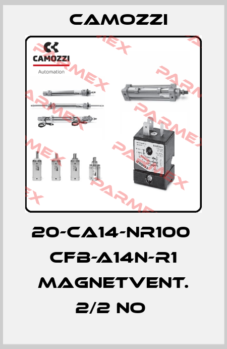 20-CA14-NR100  CFB-A14N-R1 MAGNETVENT. 2/2 NO  Camozzi