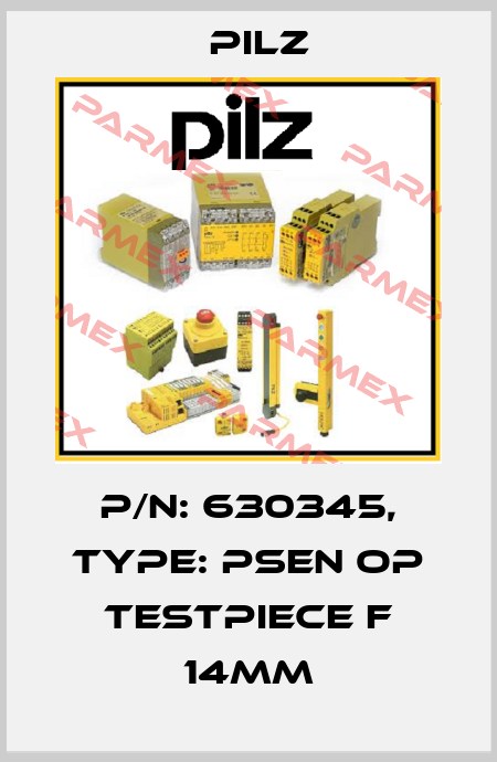 p/n: 630345, Type: PSEN op Testpiece F 14mm Pilz