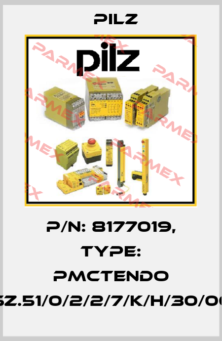 p/n: 8177019, Type: PMCtendo SZ.51/0/2/2/7/K/H/30/00 Pilz